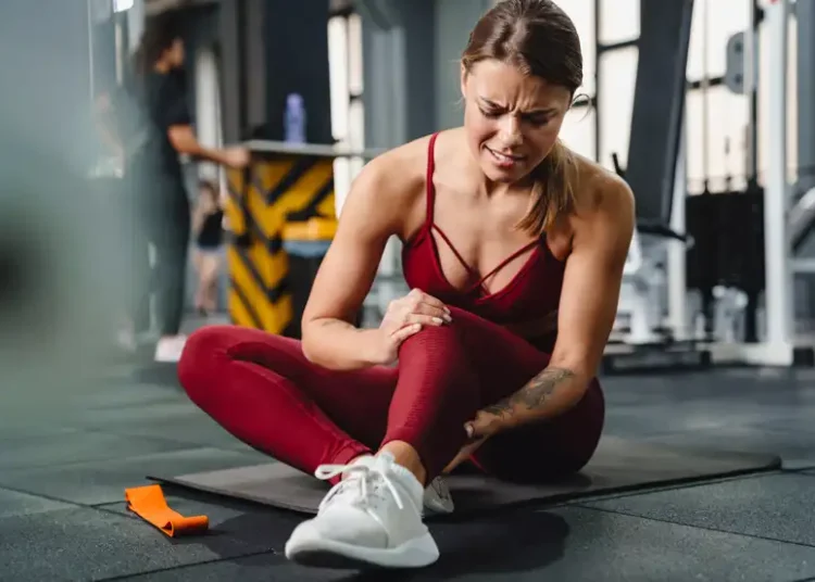 lesão na academia